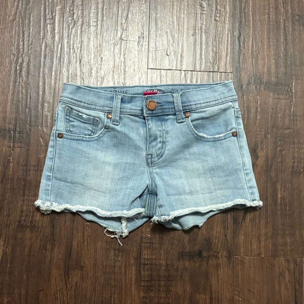 Pinc Light Blue Denim Shorts girls 10